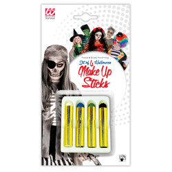 Halloweenové farby na tvár